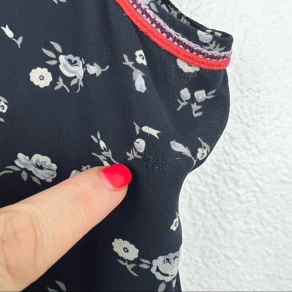 ULLA JOHNSON Leena Silk Embroidered Floral
Printed Midi Boho Dress, Black Size 4 - Picture 8 of 12